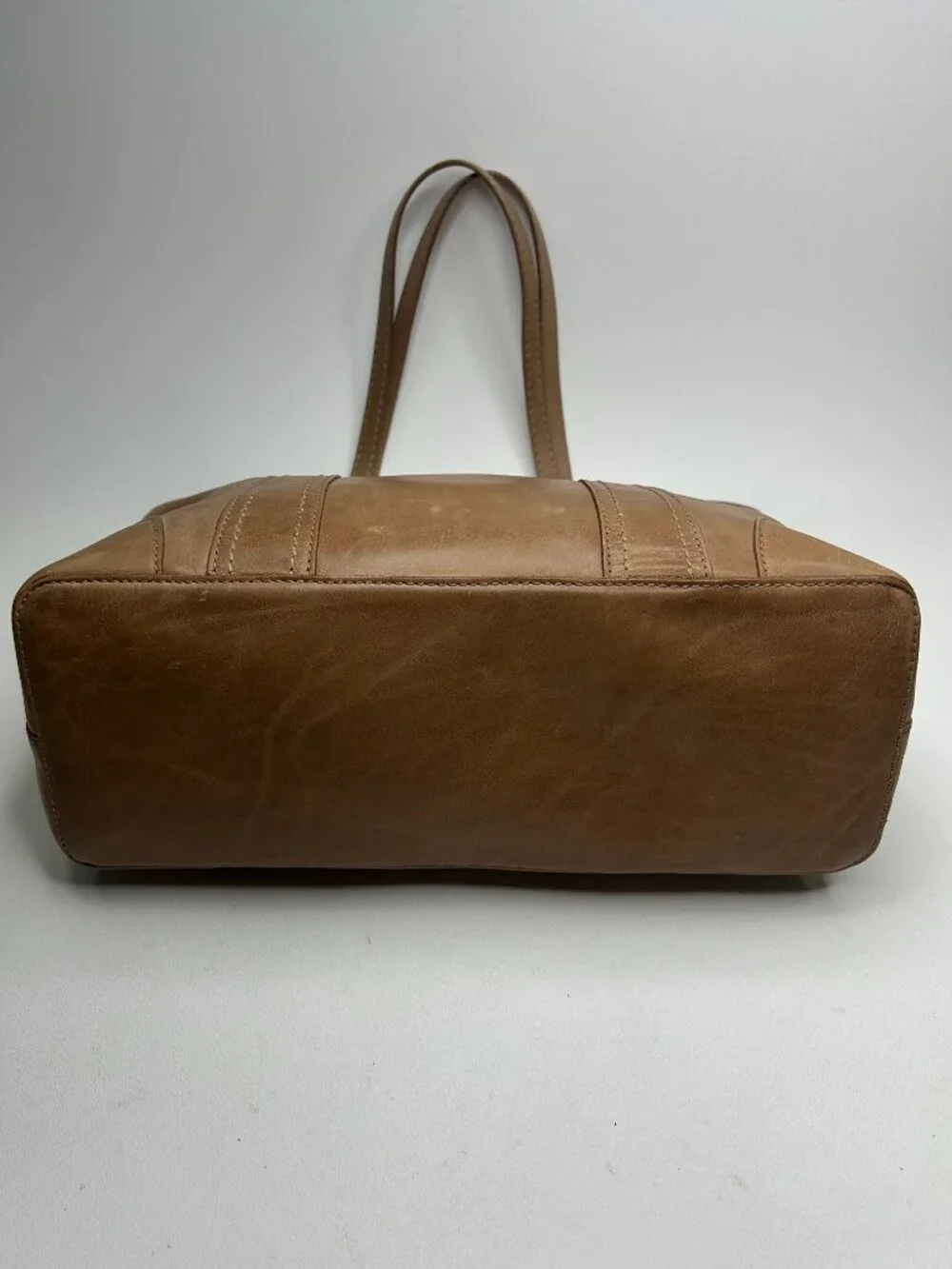 FRYE Brand Melissa Large Shopper Tote Bag Beige DB181 $358